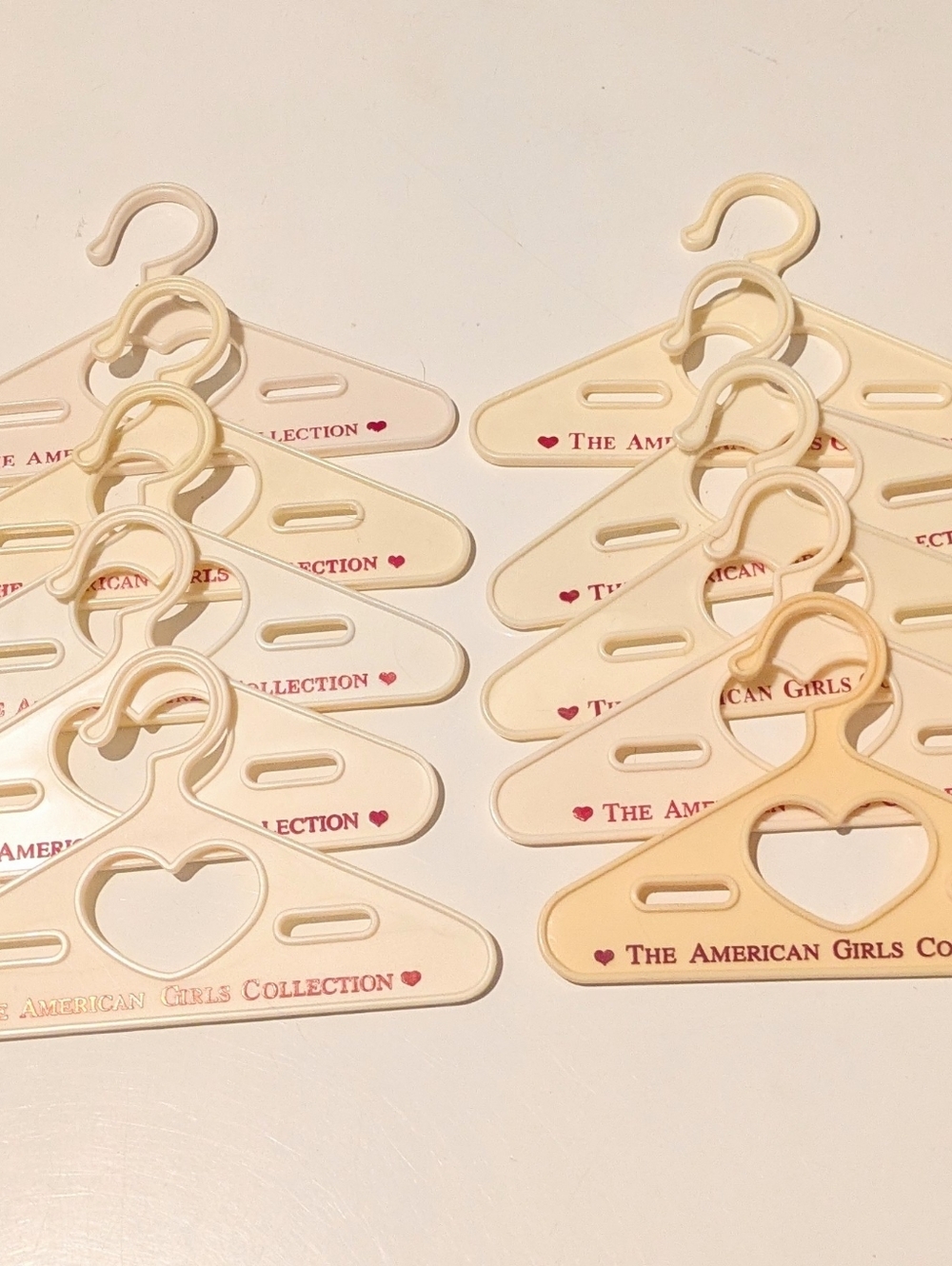 American Girl Pleasant Company Lot of 10 Vintage Heart Hangers